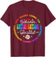 Groovy Behavior Intervention Specialist Back to School T-Shirt - T-Shirt | Maroon