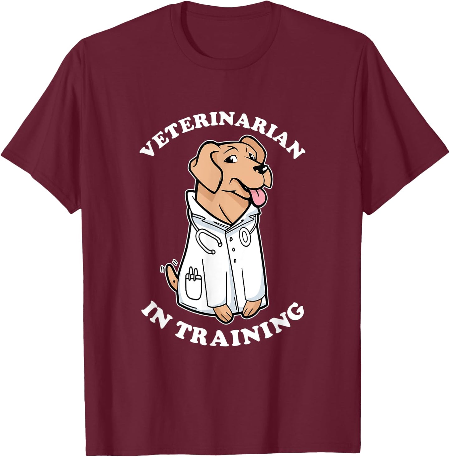 Veterinarian in Training T-Shirt - T-Shirt | Maroon