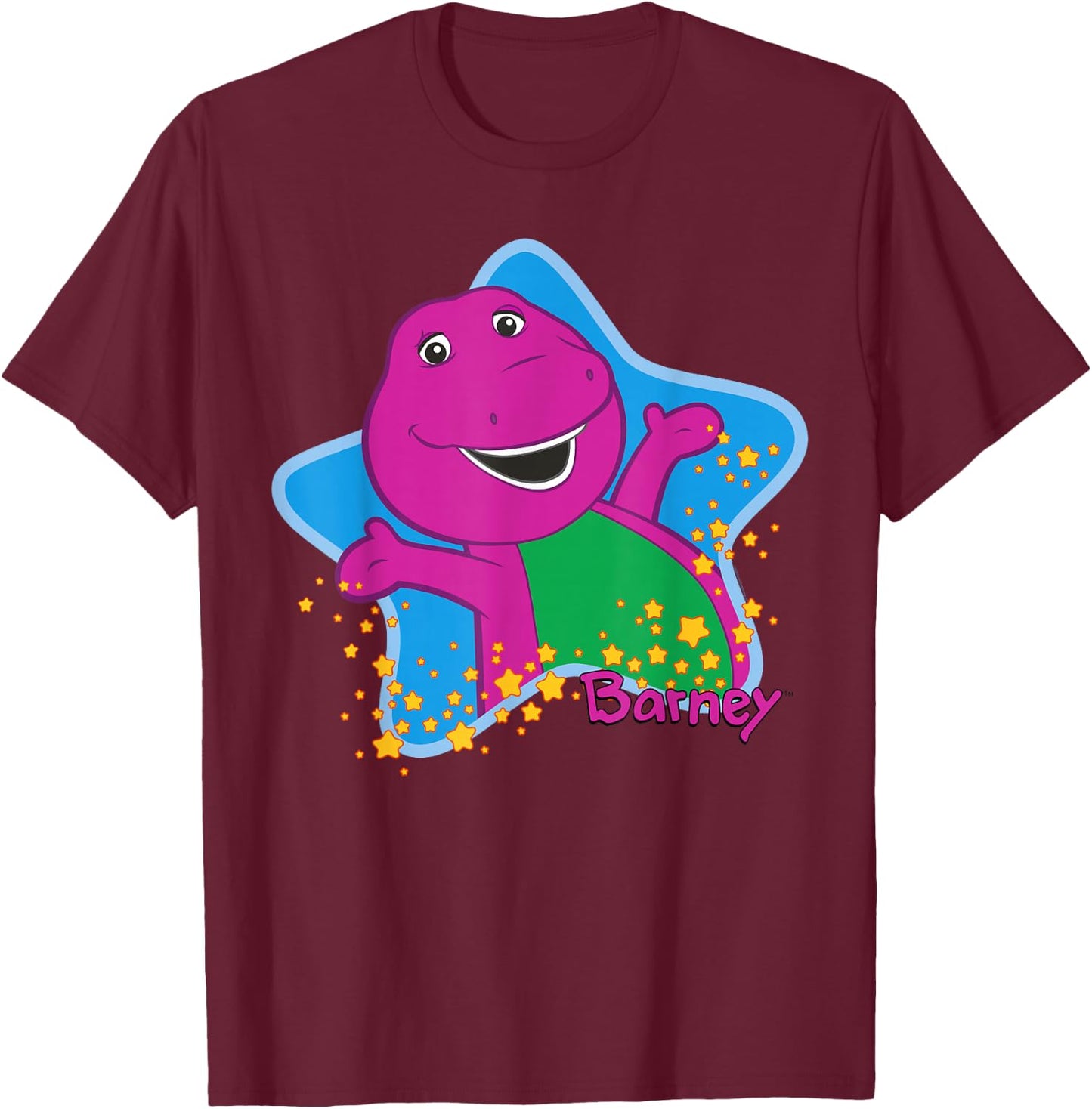 Barney - Super-dee-Duper T-Shirt - T-Shirt | Maroon