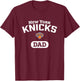 NBA New York Knicks Dad Arched Team Logo T-Shirt - T-Shirt | Maroon