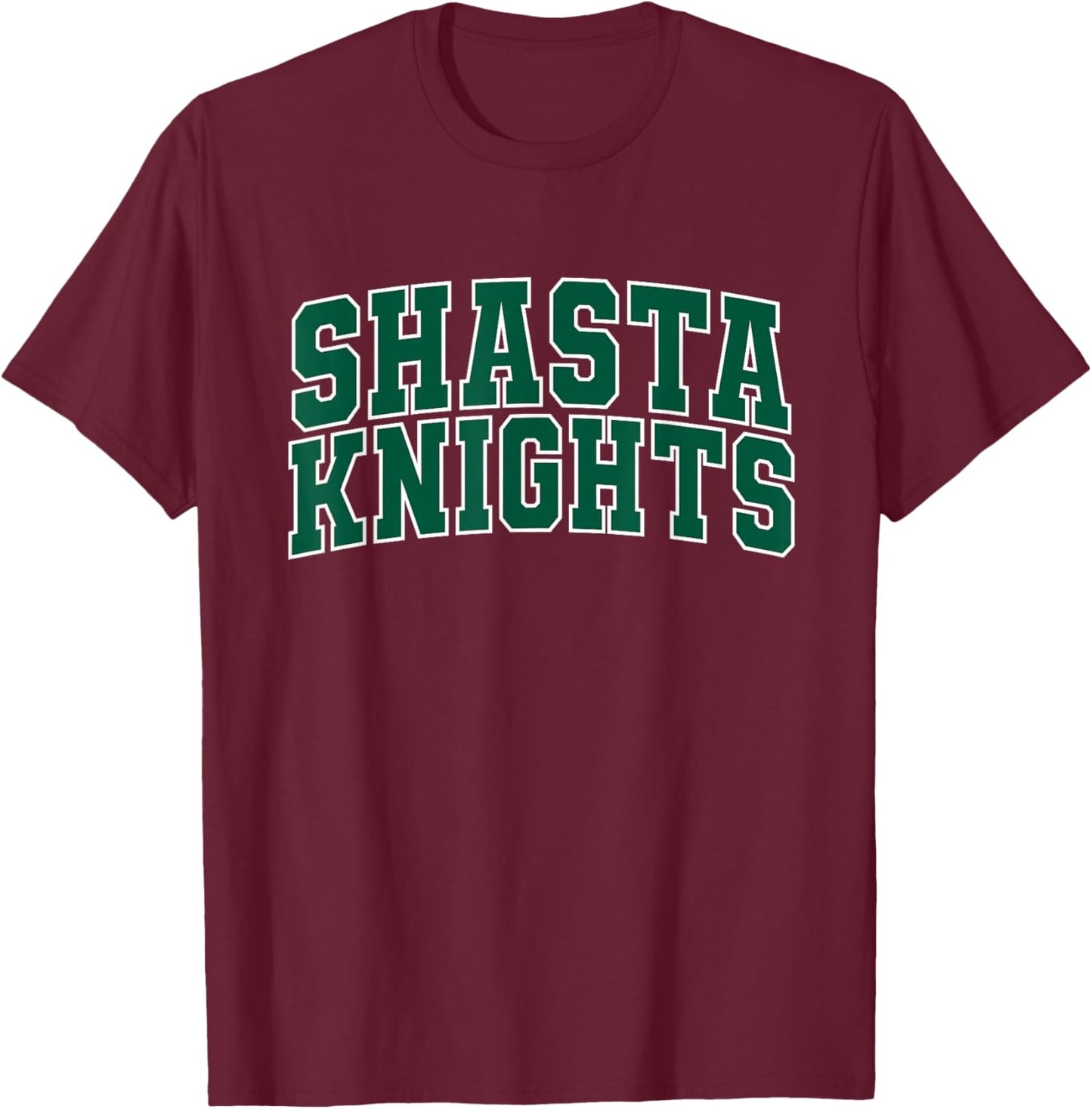 Shasta College Knights Apparel Sports Fan T-Shirt - T-Shirt | Maroon