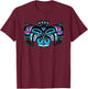 Alaska Native American Style Tlingit Haida Indian Owl Spirit T-Shirt - T-Shirt | Maroon