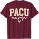 Floral PACU Nurse Appreciation, Post Anesthesia Care Unit T-Shirt - T-Shirt | Maroon