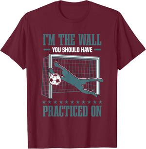 Gloves Goal Soccer Goalie Goalkeeper T-Shirt - T-Shirt | Maroon