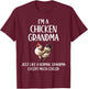 Chicken Grandma Definition Chicken Lovers Farmer Mothers Day T-Shirt - T-Shirt | Maroon