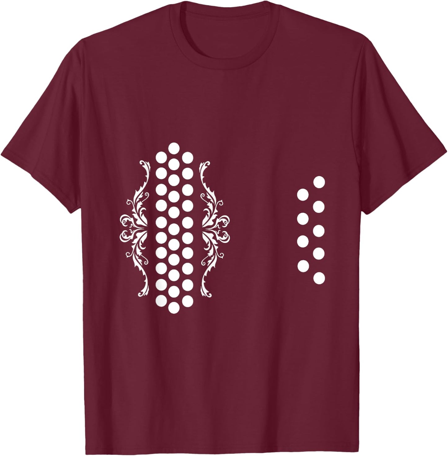 Novelty Mexican Air Accordion Musician Hobby Learn Musician T-Shirt - T-Shirt | Maroon