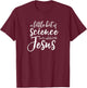 IVF Transfer Day Infertility Support IUI Science Jesus Gift T-Shirt - T-Shirt | Maroon