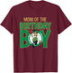 NBA Boston Celtics Mom Of The Birthday Boy T-Shirt - T-Shirt | Maroon