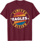 Eagles Name Vintage Retro T-Shirt - T-Shirt | Maroon