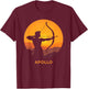 Apollo Greek God T-Shirt - T-Shirt | Maroon