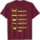 Marvel Loki Variant Sylvie Quote T-Shirt - T-Shirt | Maroon