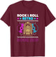 Rock And Roll Jukebox Music 50s Retro Sock Hop T-Shirt - T-Shirt | Maroon