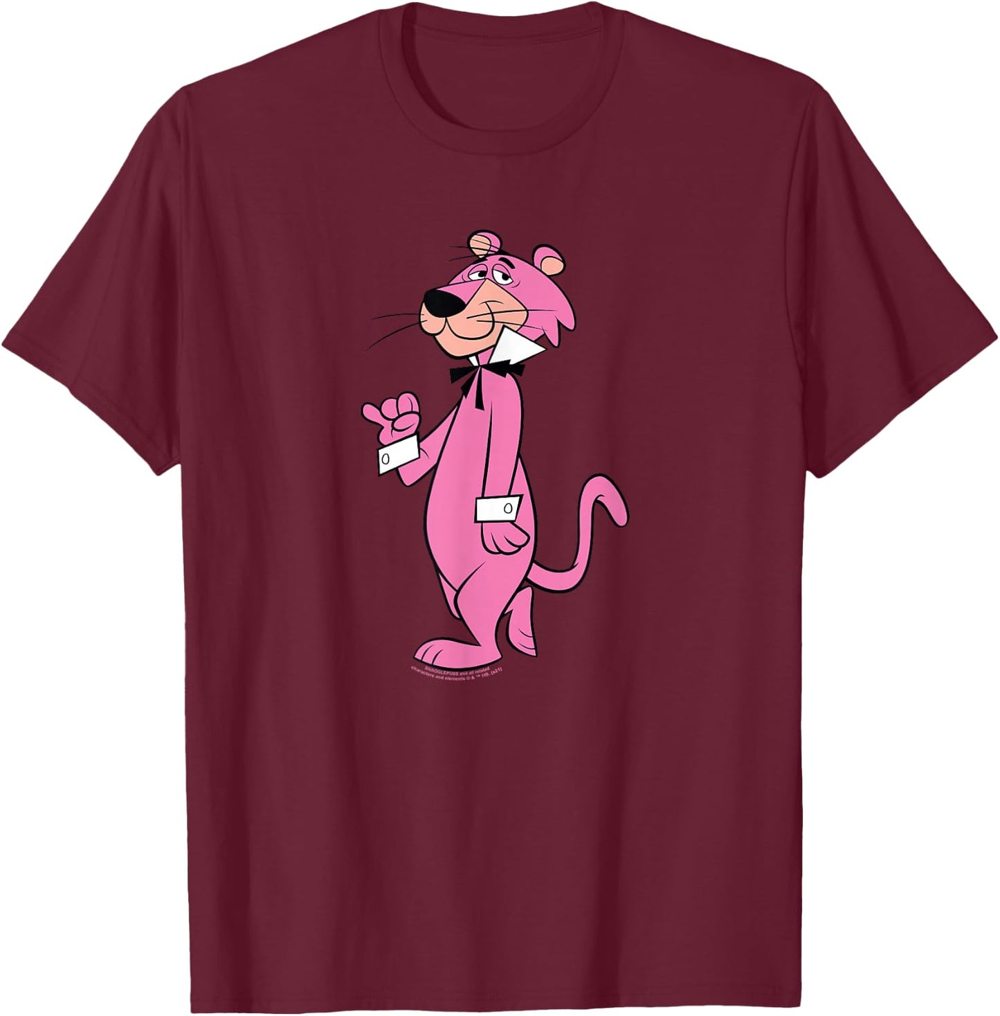 Snagglepuss On the Prowl T-Shirt - T-Shirt | Maroon