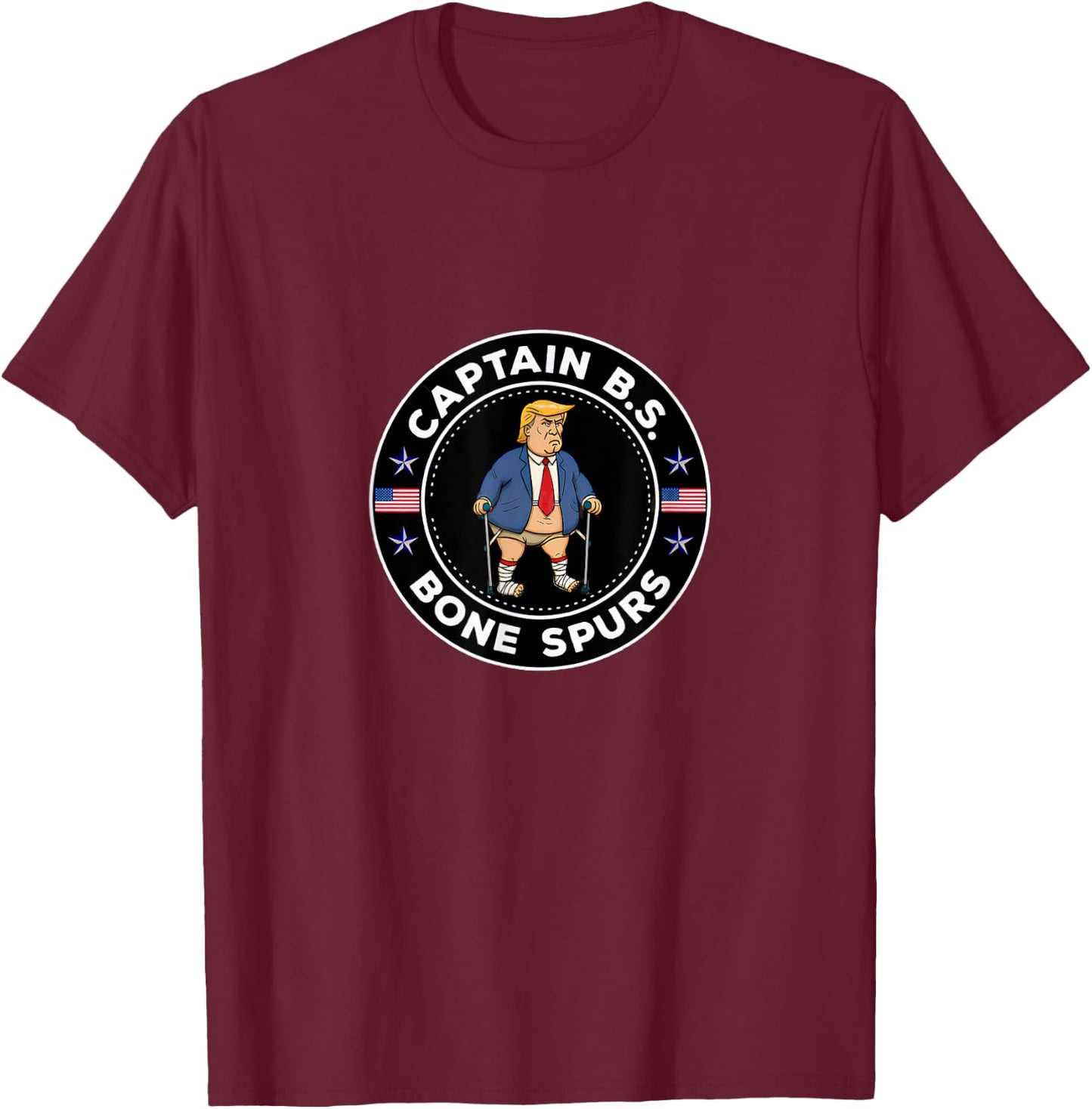 Captain Bone Spurs T-Shirt - T-Shirt | Maroon
