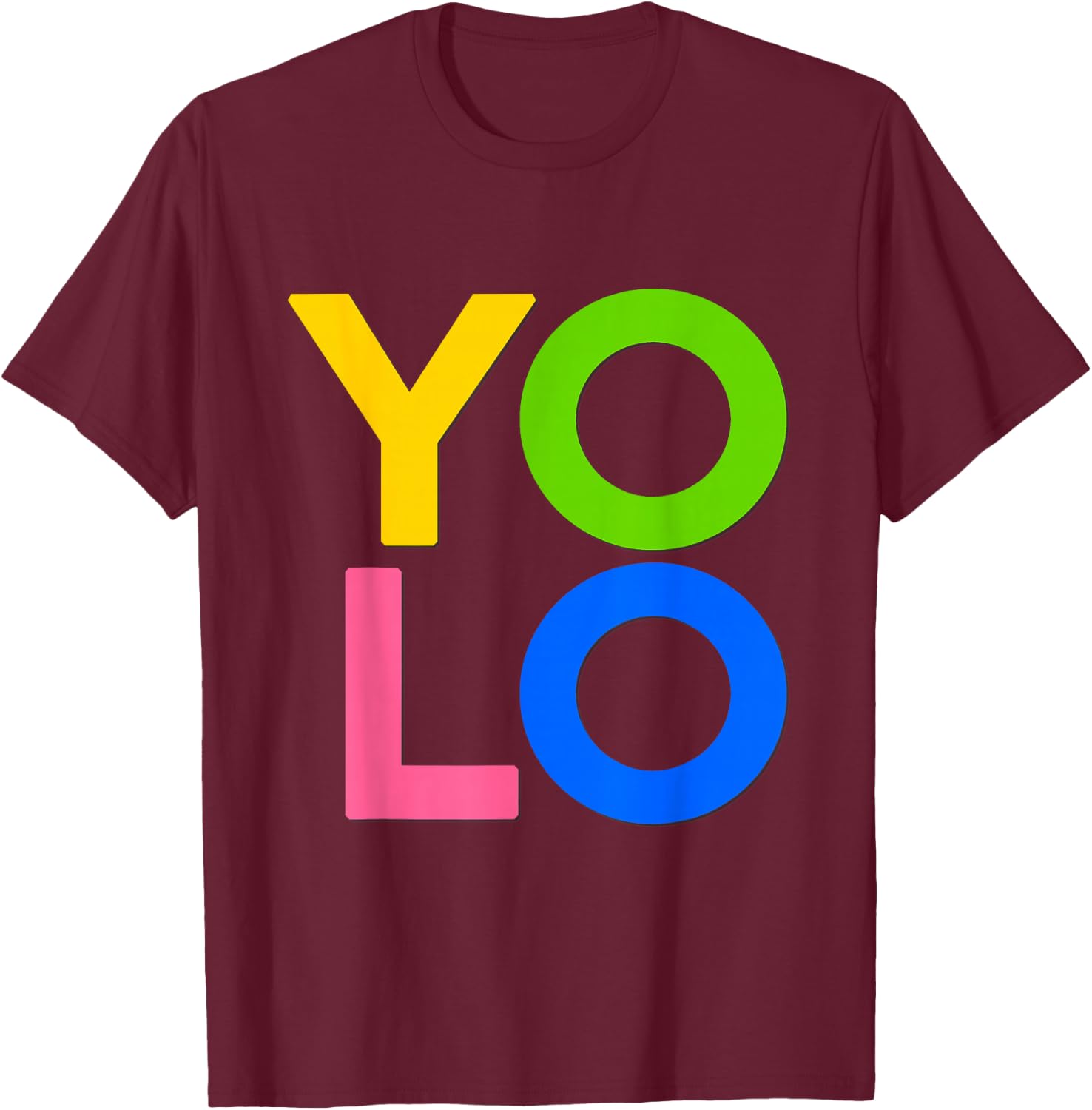 Yolo T-Shirt - T-Shirt | Maroon