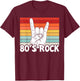 Vintage 80's Rock Band T-Shirt - T-Shirt | Maroon