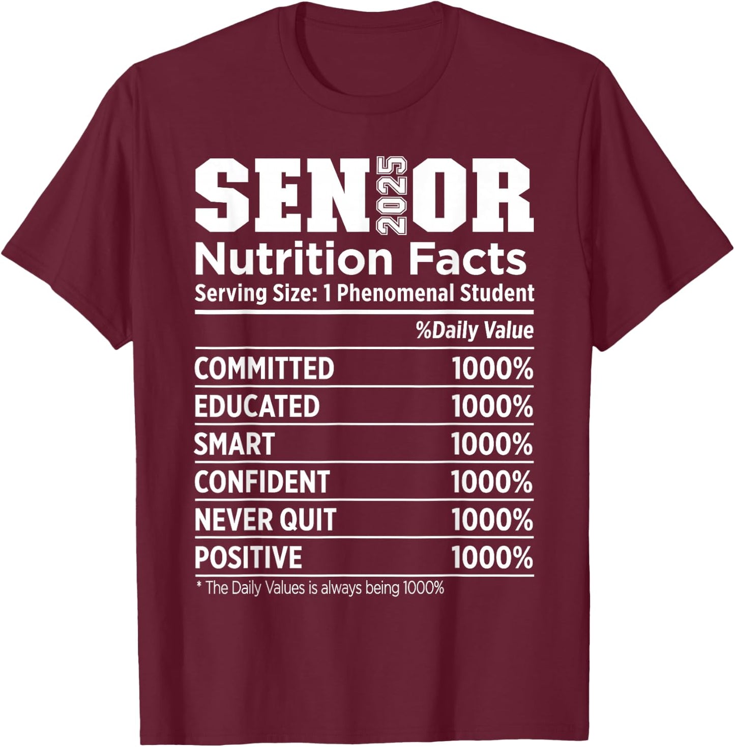Senior 2025 Graduation 2025 Class Senior 2025 Grad T-Shirt - T-Shirt | Maroon