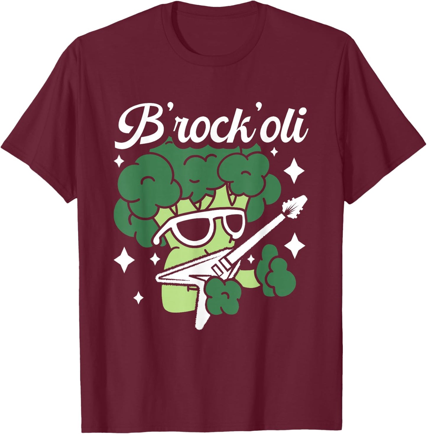 B'Rock'oli T-Shirt - T-Shirt | Maroon