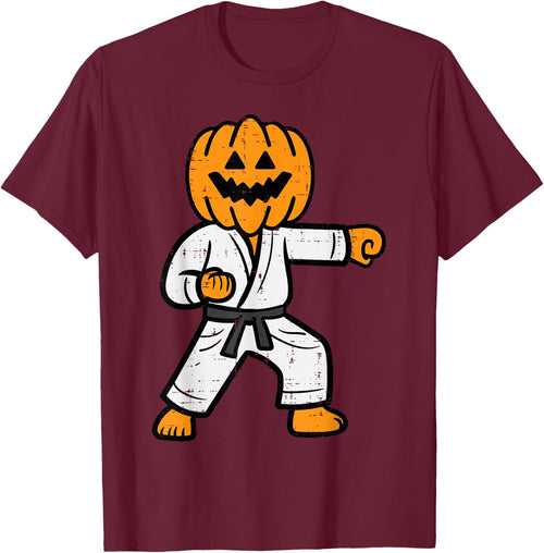 Halloween Karate Pumpkin Martial Arts Costume Men Boys Kids