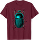 Scarab Beetle Shiny Blue Green Beetle Shirt T-Shirt - T-Shirt | Maroon
