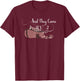 And They Came Two By Two Genesis Noahs Ark T-Shirt - T-Shirt | Maroon