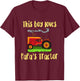 Kids Grandpas Tractor Gift- Just a boy who loves PaPa's Tractor T-Shirt - T-Shirt | Maroon