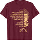 Meditation Buddha Lotus I Am Practising Compassion T-Shirt - T-Shirt | Maroon