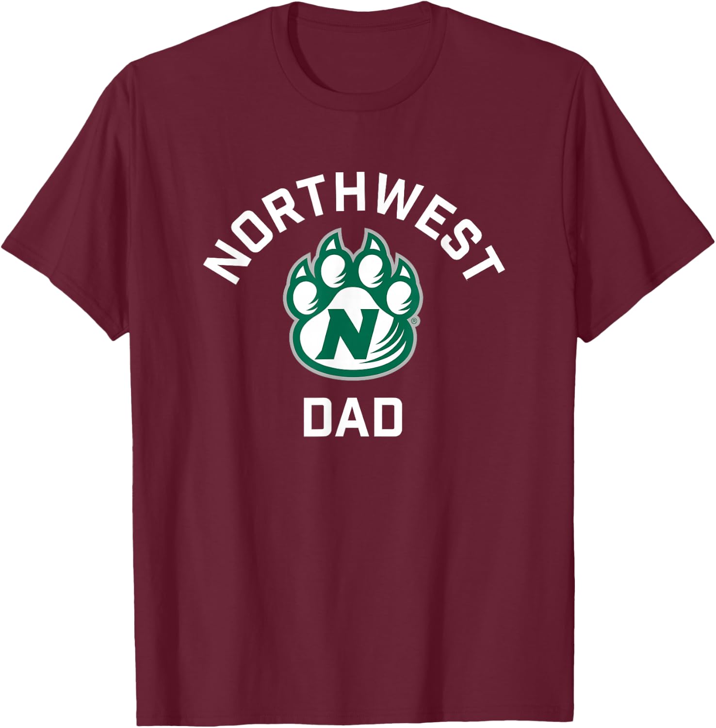 Northwest Missouri State Bearcats Arched Dad T-Shirt - T-Shirt | Maroon