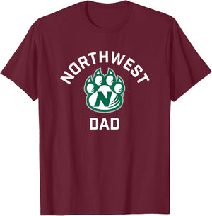 Northwest Missouri State Bearcats Arched Dad T-Shirt - T-Shirt | Maroon