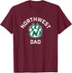 Northwest Missouri State Bearcats Arched Dad T-Shirt - T-Shirt | Maroon