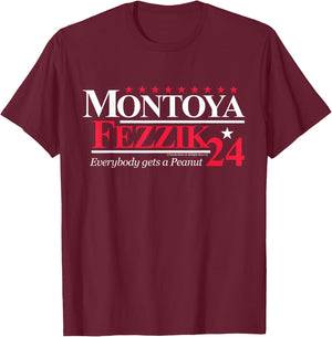 The Princess Bride Montoya and Fezzik for President 2024 T-Shirt - T-Shirt | Maroon