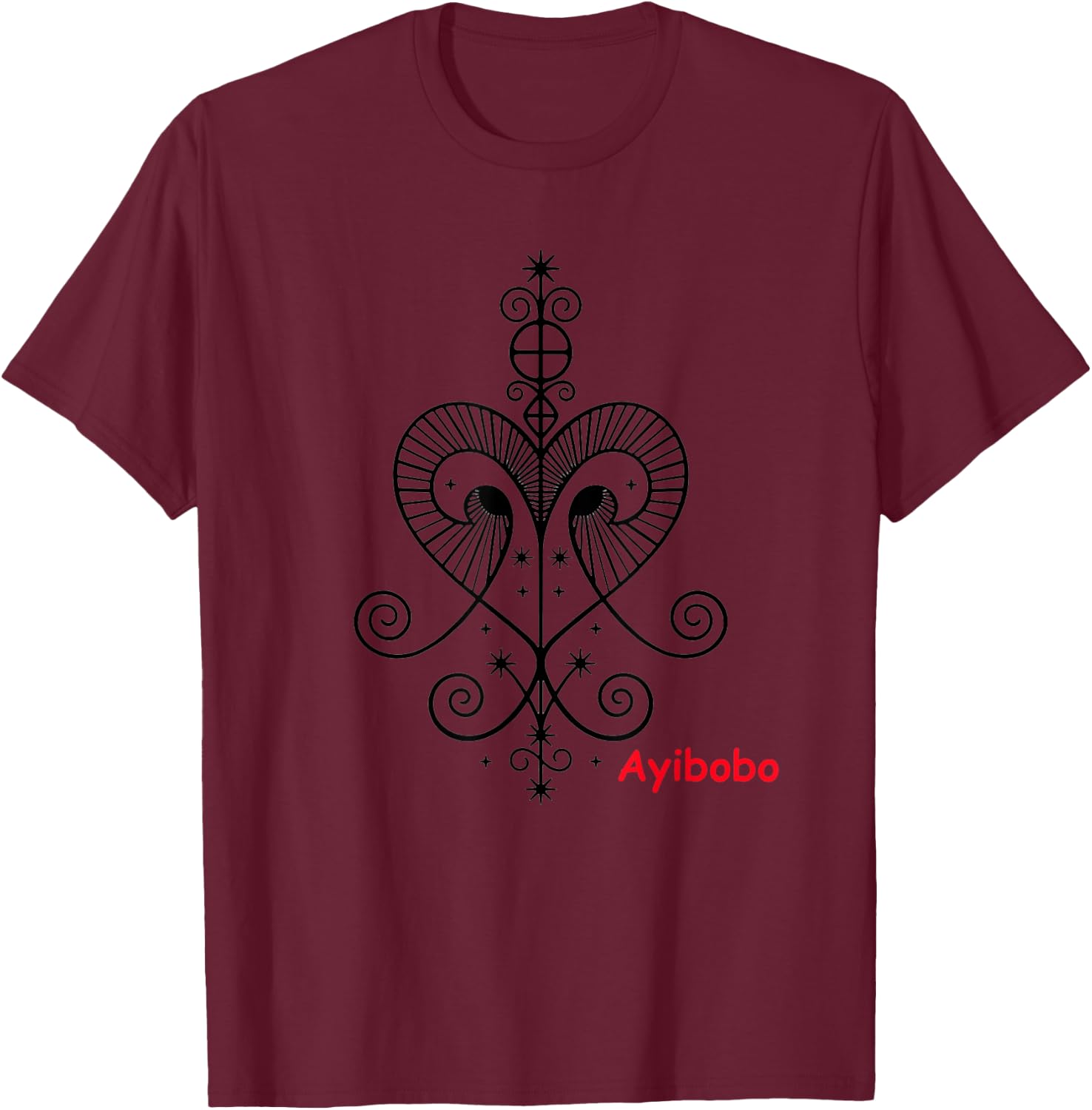 Erzulie Freda - Lovers T-Shirt - T-Shirt | Maroon