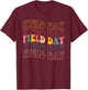School Field Day Funny For Teacher Kids Happy Field Day 2025 T-Shirt - T-Shirt | Maroon