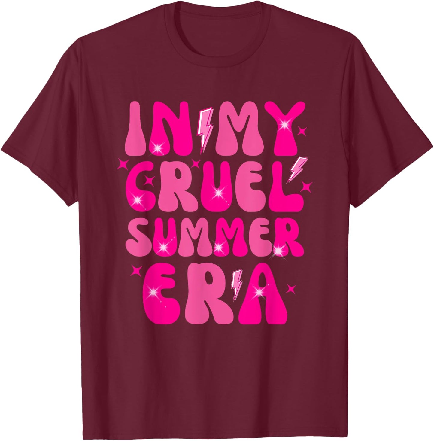 Groovy In My Cruel Summer Era Family Beach Vacation Men Women Kids T-Shirt - T-Shirt | Maroon