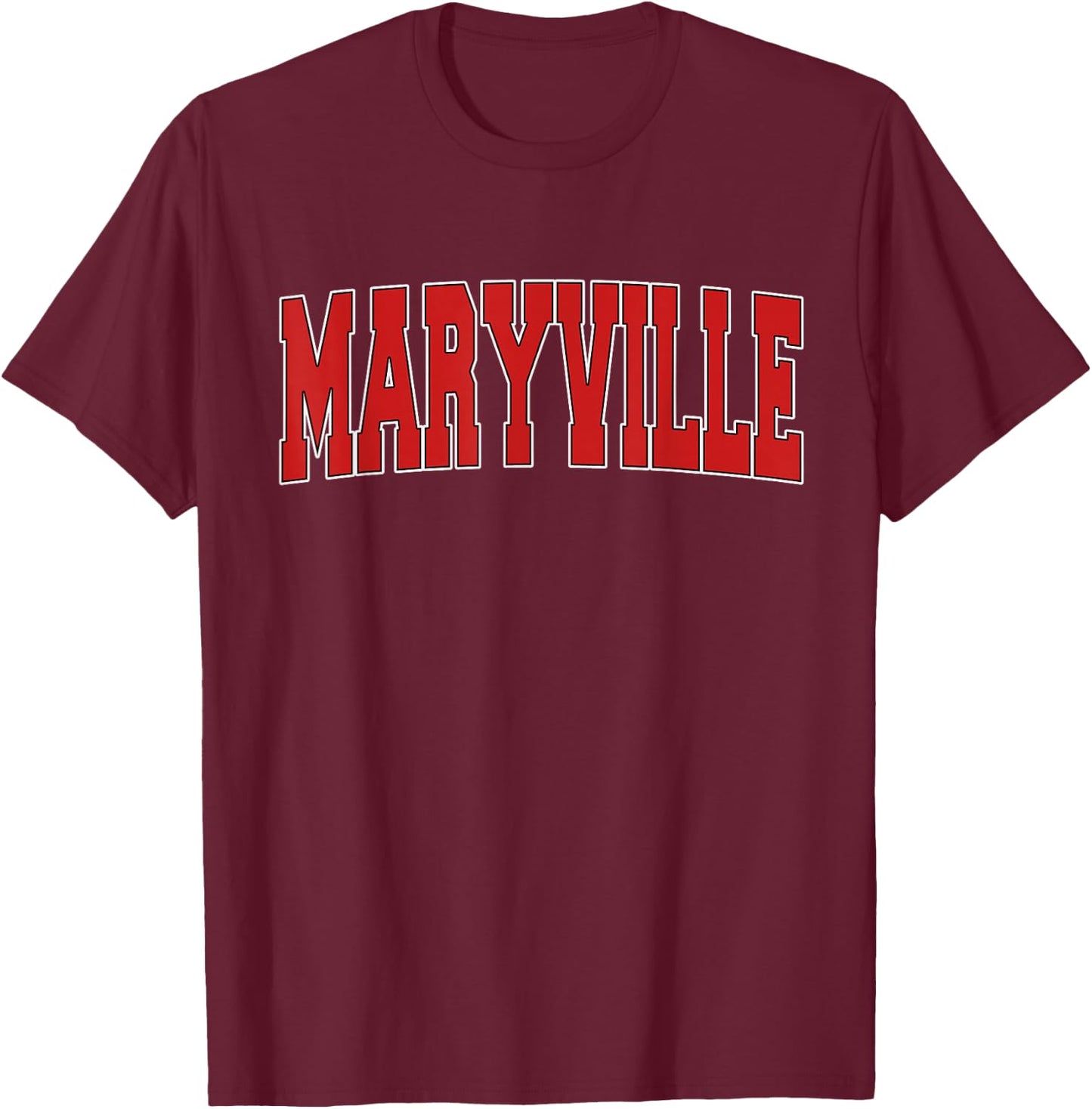MARYVILLE MO MISSOURI Varsity Style USA Vintage Sports T-Shirt - T-Shirt | Maroon