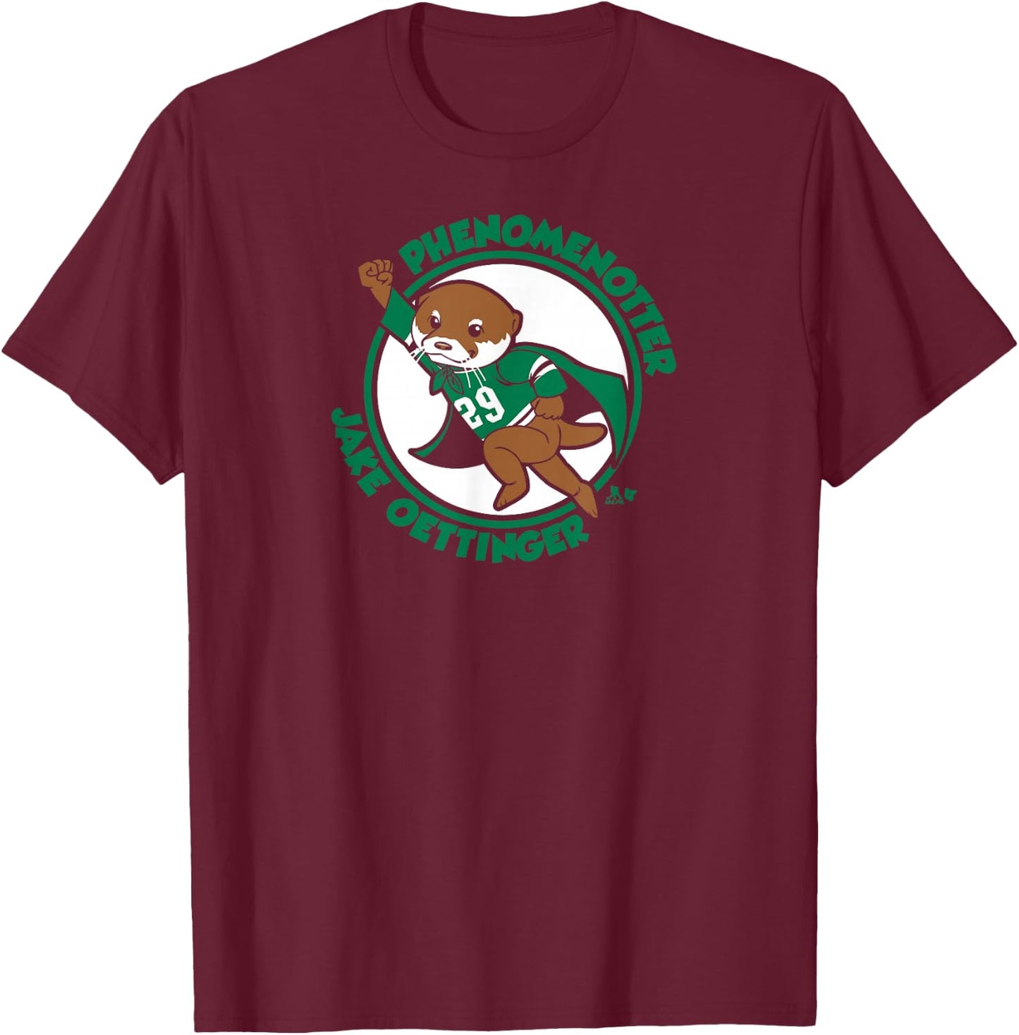 Jake Oettinger - Phenomenotter - Dallas Hockey T-Shirt - T-Shirt | Maroon