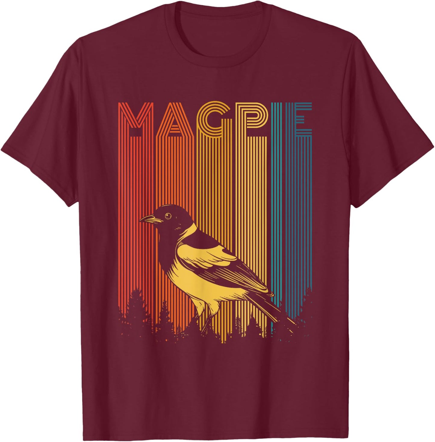 MAGPIE Design for a Magpie expert T-Shirt - T-Shirt | Maroon