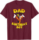 Disney Mickey & Friends Goofy Dad of The Birthday Boy T-Shirt - T-Shirt | Maroon