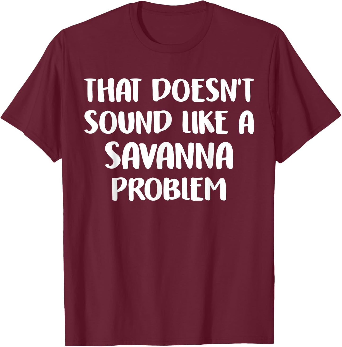 SAVANNA Personalized Cute Flower Girls SAVANNA Name T-Shirt - T-Shirt | Maroon