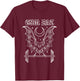 Gym Bat Gothlete Workout Vampire Bat and Moon Healthy Goth T-Shirt - T-Shirt | Maroon