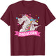 Fathers Day Gift Unicorn Dad Shirt Funny Dadacorn Kids Men T-Shirt - T-Shirt | Maroon