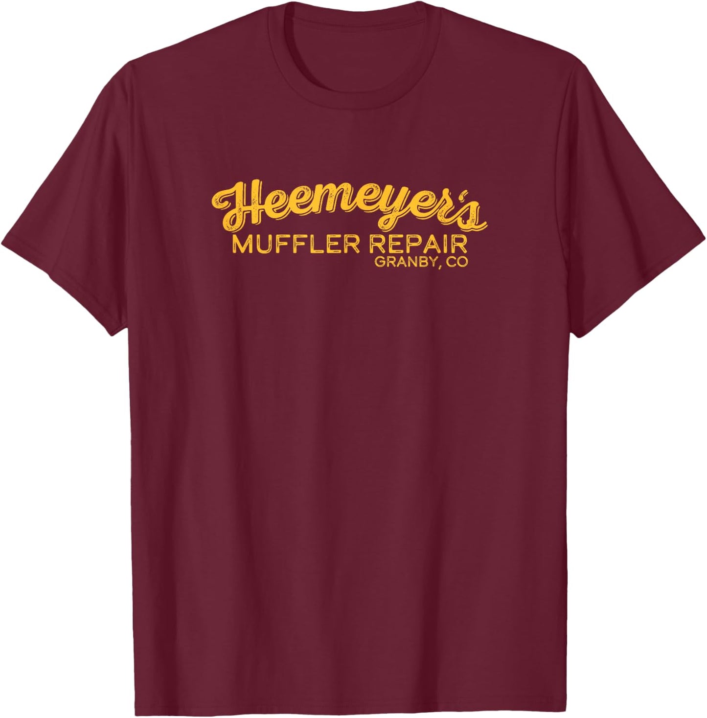 Heemeyer Welding Company Bulldozer Equipment Heavy Machinery T-Shirt - T-Shirt | Maroon