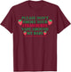 Please Don't Smoke Your Strawberry Vape Around My Baby Shirt T-Shirt - T-Shirt | Maroon