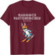 Garmisch Partenkirchen Bayern Germany Ski Rabbit T-Shirt - T-Shirt | Maroon