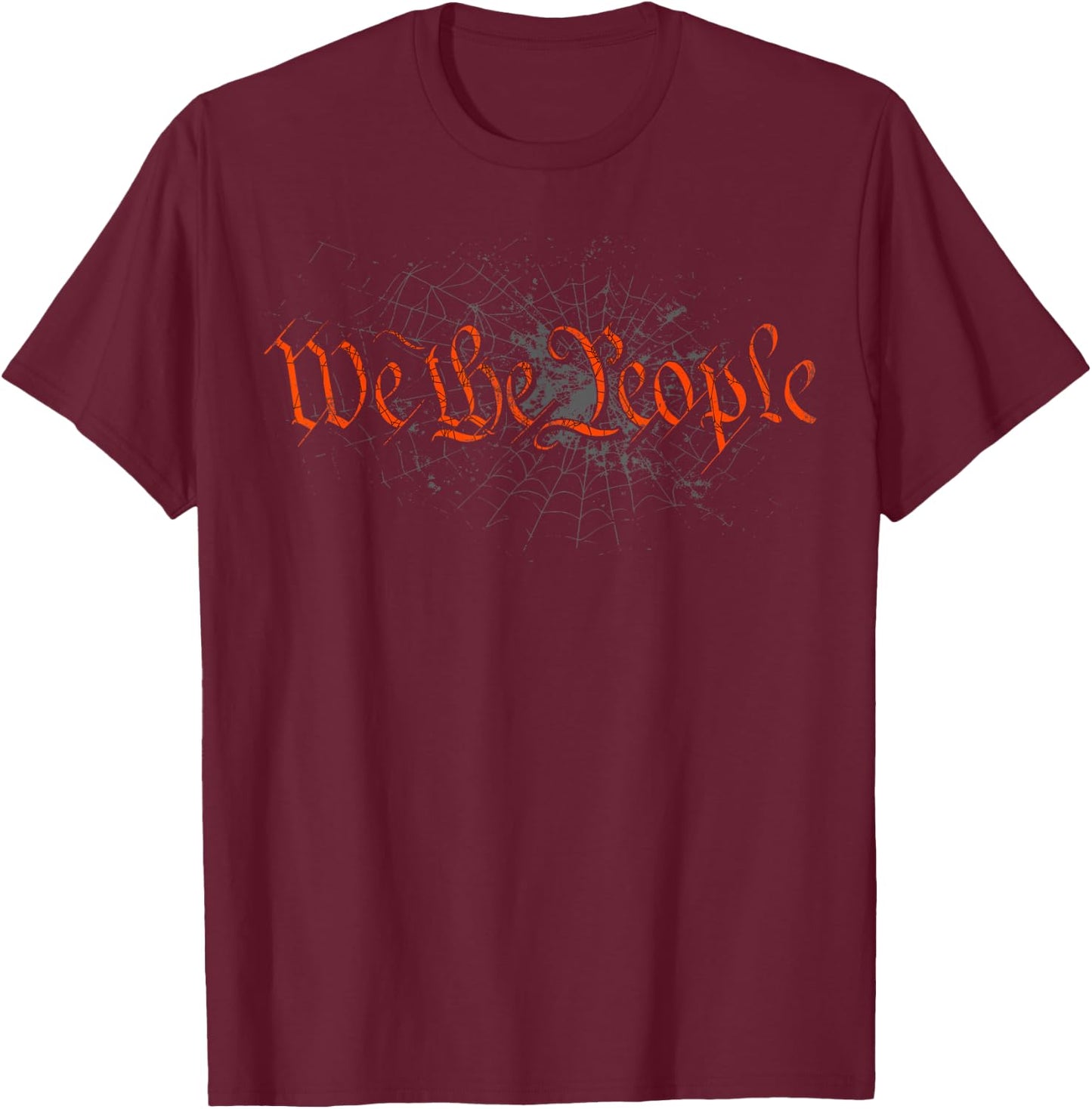 We The People: Halloween Edition T-Shirt - T-Shirt | Maroon