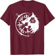 Fenrir Wolf Fenris-Wolf - Viking Vegvisir Valknut T-Shirt - T-Shirt | Maroon