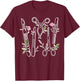 Floral Surgical Tech Surgery Medical Med School Graduation T-Shirt - T-Shirt | Maroon