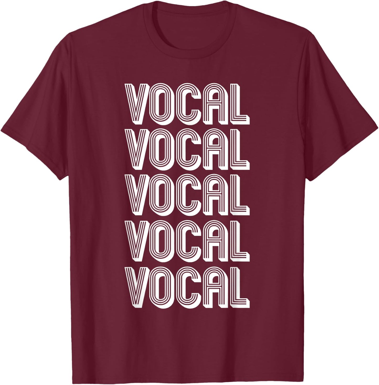 Vocal T-Shirt - T-Shirt | Maroon