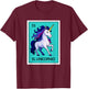 Mexican Lottery Designs El Unicornio, The Unicorn, Parody T-Shirt - T-Shirt | Maroon
