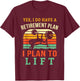 Funny Retirement Retiring Bodybuilder Retired Weight Lifting T-Shirt - T-Shirt | Maroon